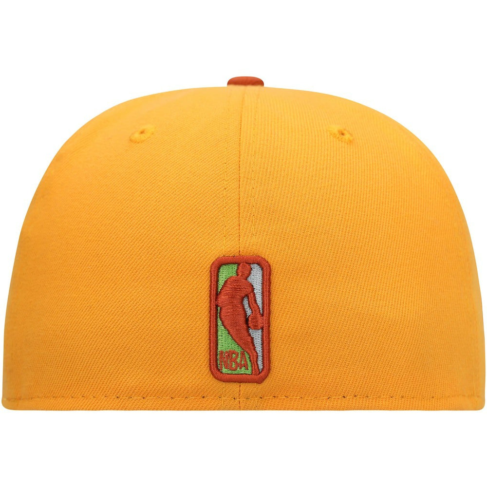Philadelphia 76ers 59FIFTY Fitted Hat Gold/Rust - New Era