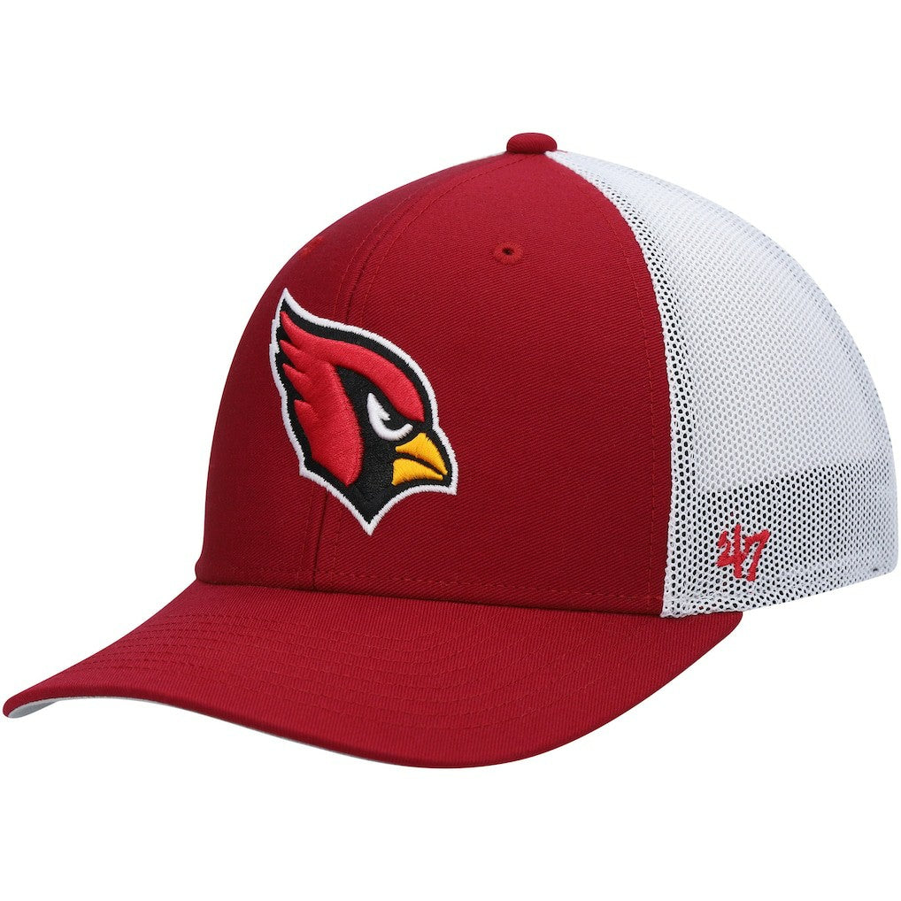 Arizona Cardinals '47 Trophy Trucker Flex Hat - Cardinal/White Hats