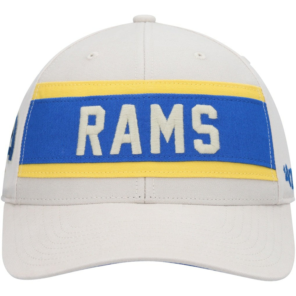 Los Angeles Rams '47 Crossroad MVP Adjustable Hat - Cream Hats