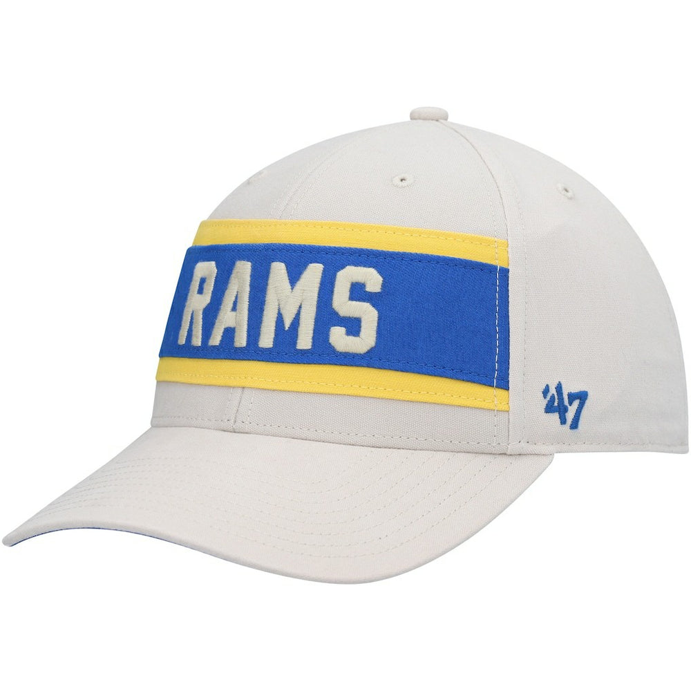 Los Angeles Rams '47 Crossroad MVP Adjustable Hat - Cream Hats