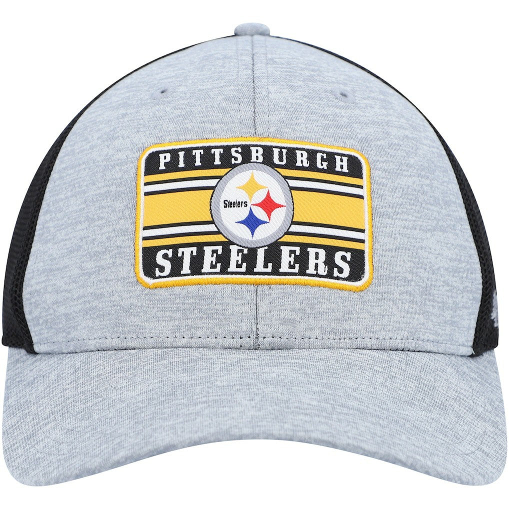 Pittsburgh Steelers '47 Motivator Flex Hat - Heathered Gray/Black Hats
