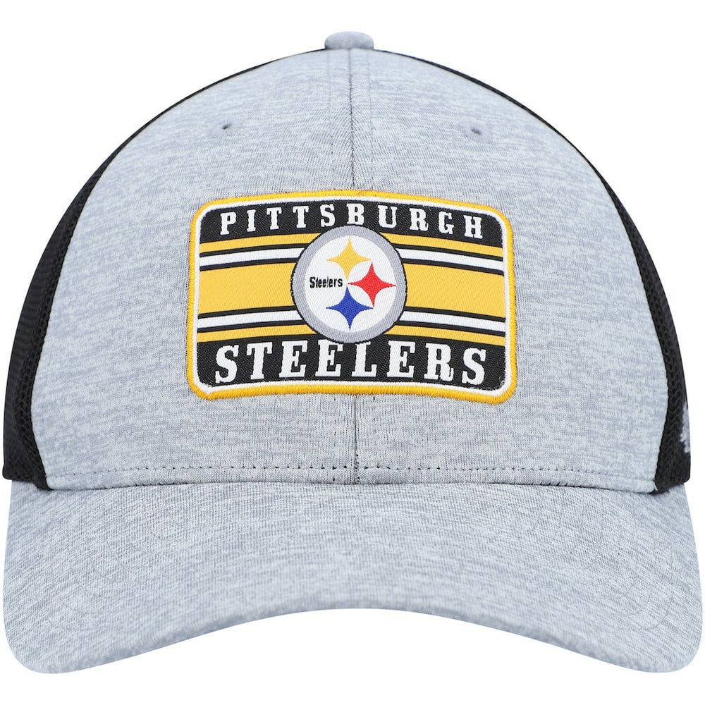 Pittsburgh Steelers '47 Motivator Flex Hat - Heathered Gray/Black Hats