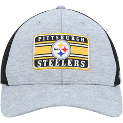 Pittsburgh Steelers '47 Motivator Flex Hat - Heathered Gray/Black Hats
