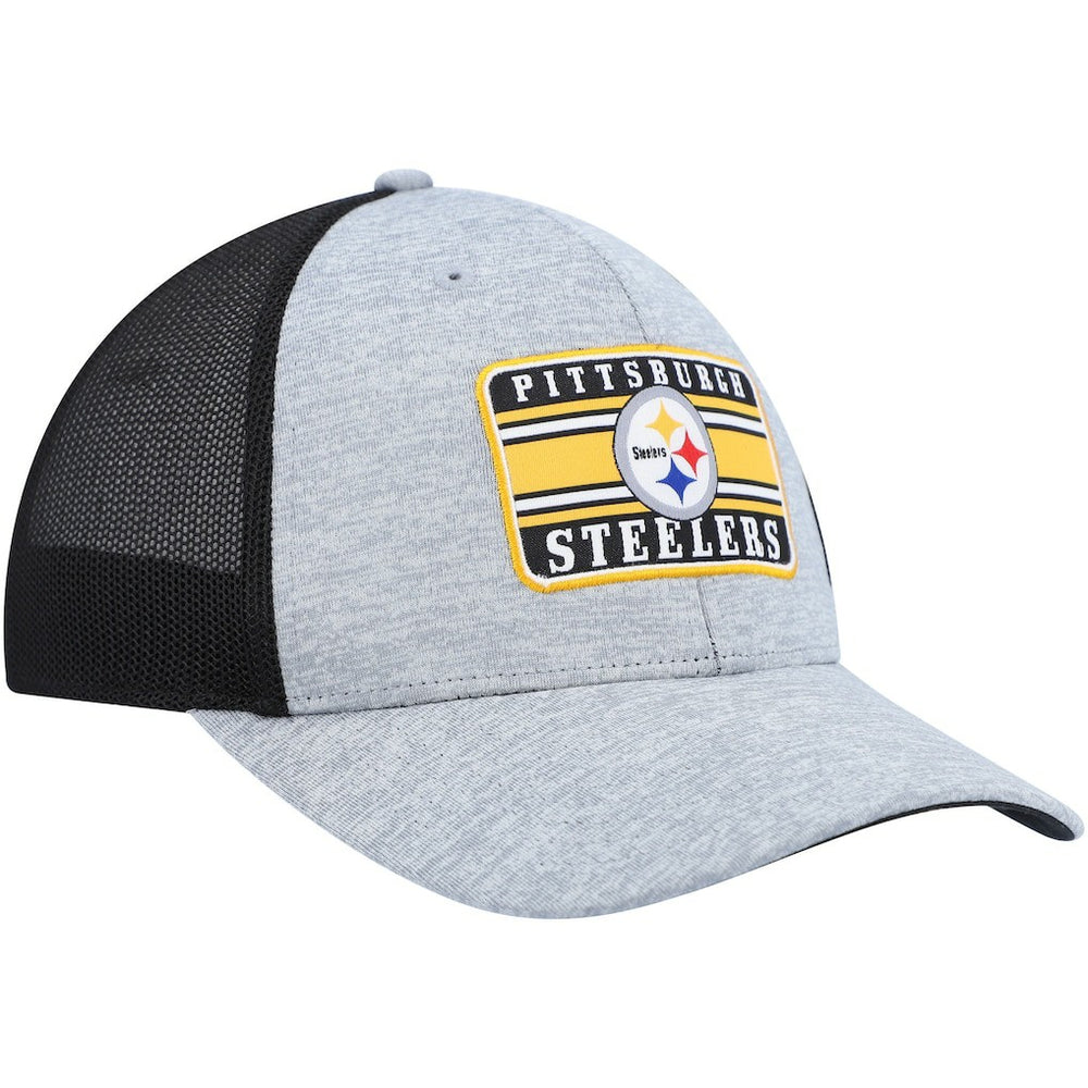 Pittsburgh Steelers '47 Motivator Flex Hat - Heathered Gray/Black Hats