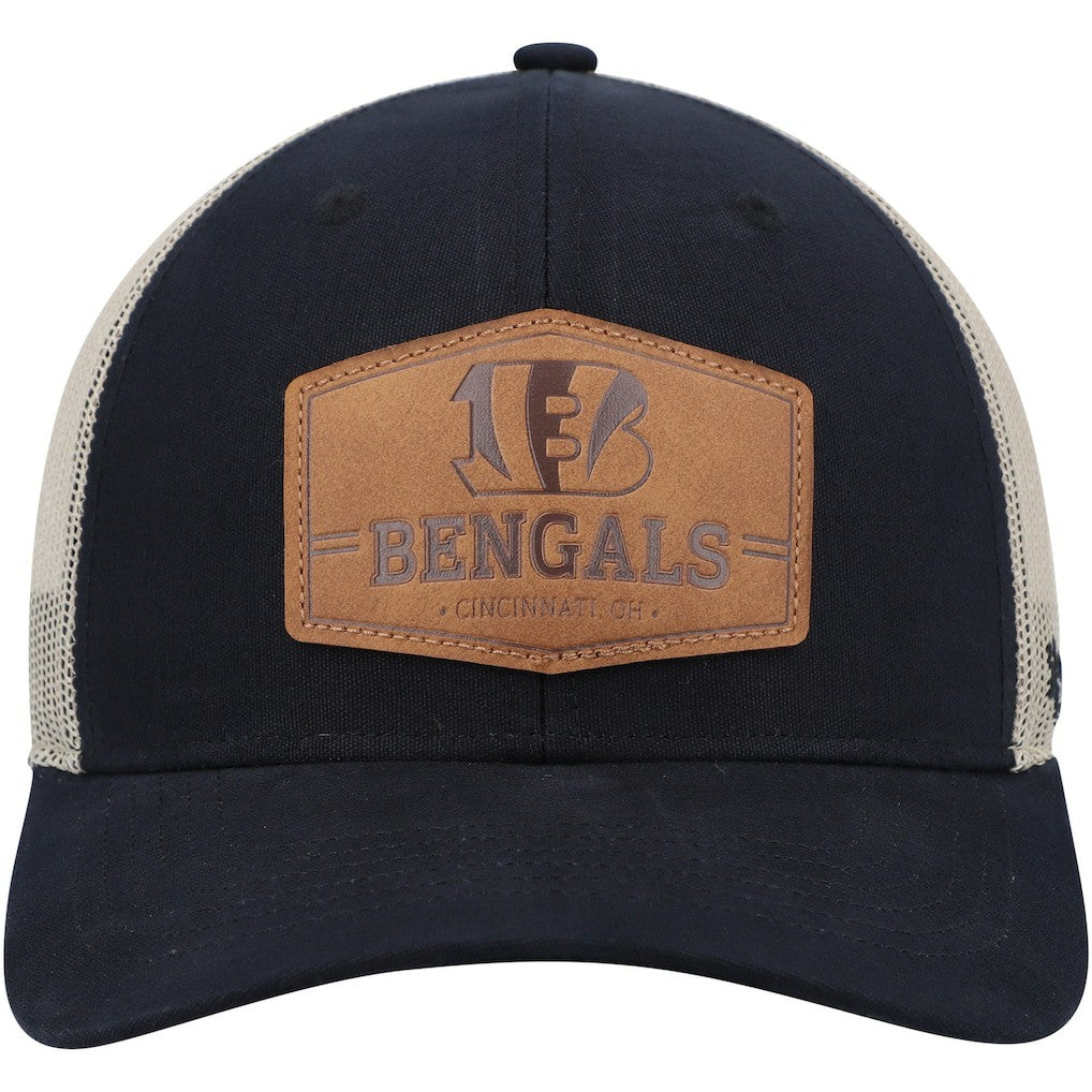 Cincinnati Bengals '47 Rawhide Trucker Adjustable Hat - Dark Navy/Natural Hats