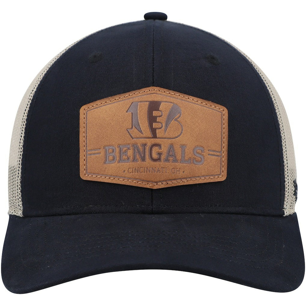 Cincinnati Bengals '47 Rawhide Trucker Adjustable Hat - Dark Navy/Natural Hats