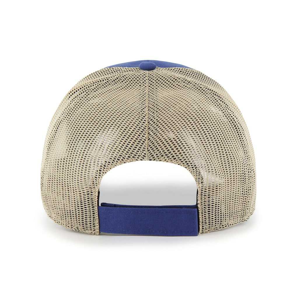 New York Giants '47 Rawhide Trucker Adjustable Hat - Royal/Natural Hats