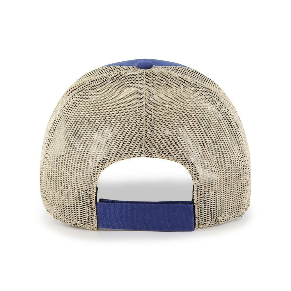 New York Giants '47 Rawhide Trucker Adjustable Hat - Royal/Natural Hats