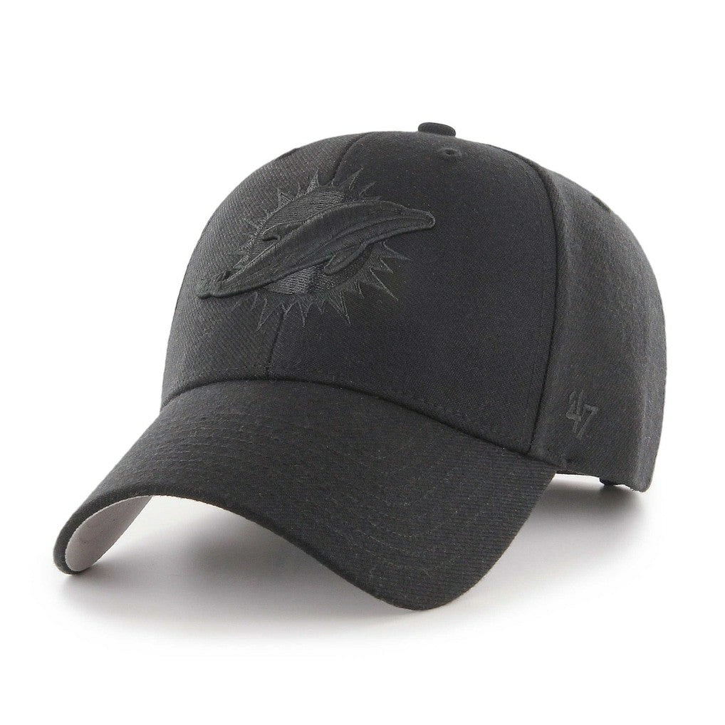 Miami Dolphins '47 Tonal MVP Adjustable Hat - Black Hats