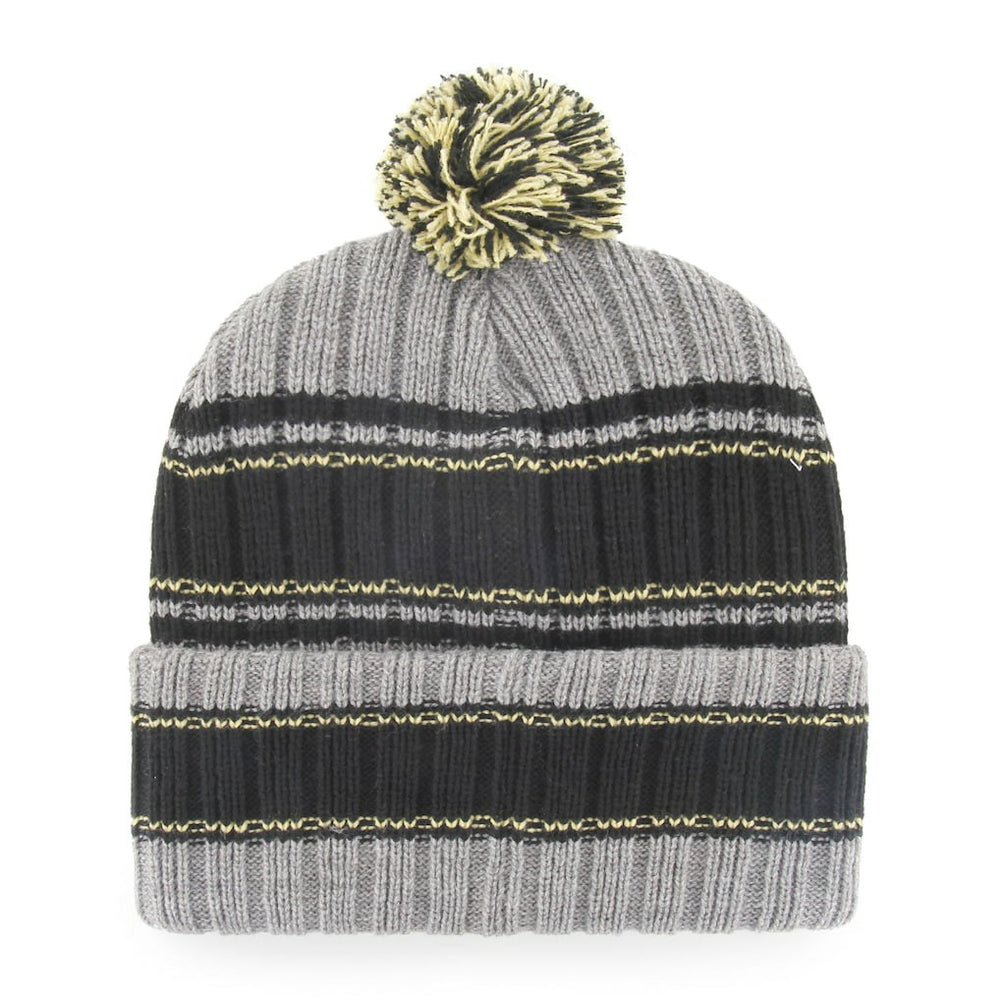 New Orleans Saints '47 Rexford Cuffed Knit Hat with Pom - Graphite/Black Hats