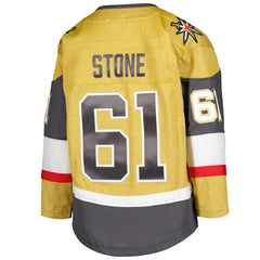 Mark Stone Vegas Golden Knights Youth Home Captain Patch Premier Player Jersey - Gold | US 4845239