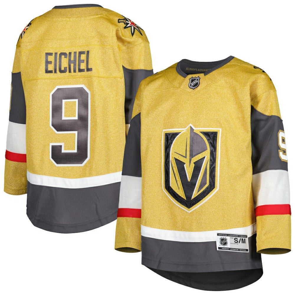 Jack Eichel Vegas Golden Knights Youth Home Premier Player Jersey - Gold | US 4845240