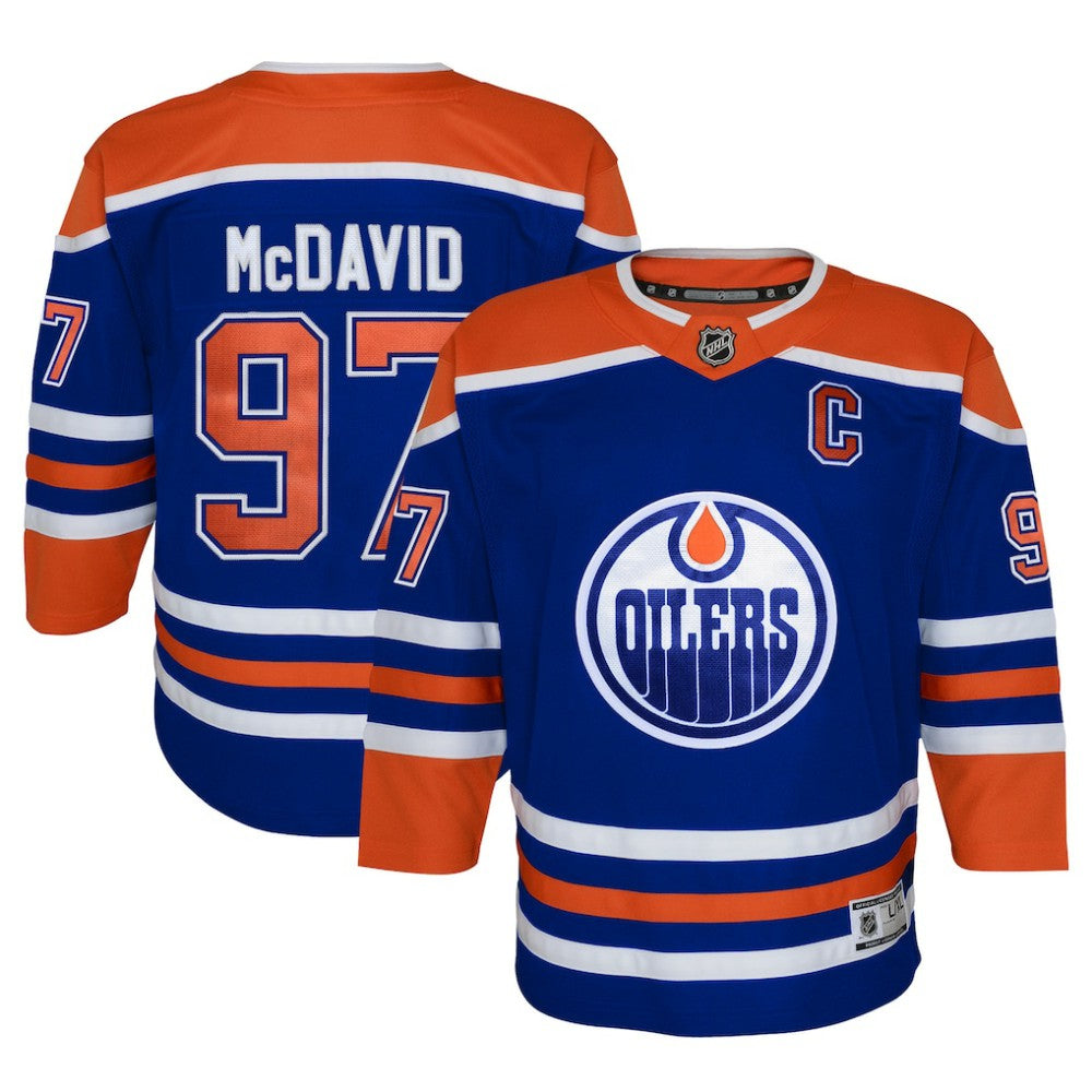 Connor McDavid Edmonton Oilers Youth Home Premier Player Jersey - Royal | US 4845241