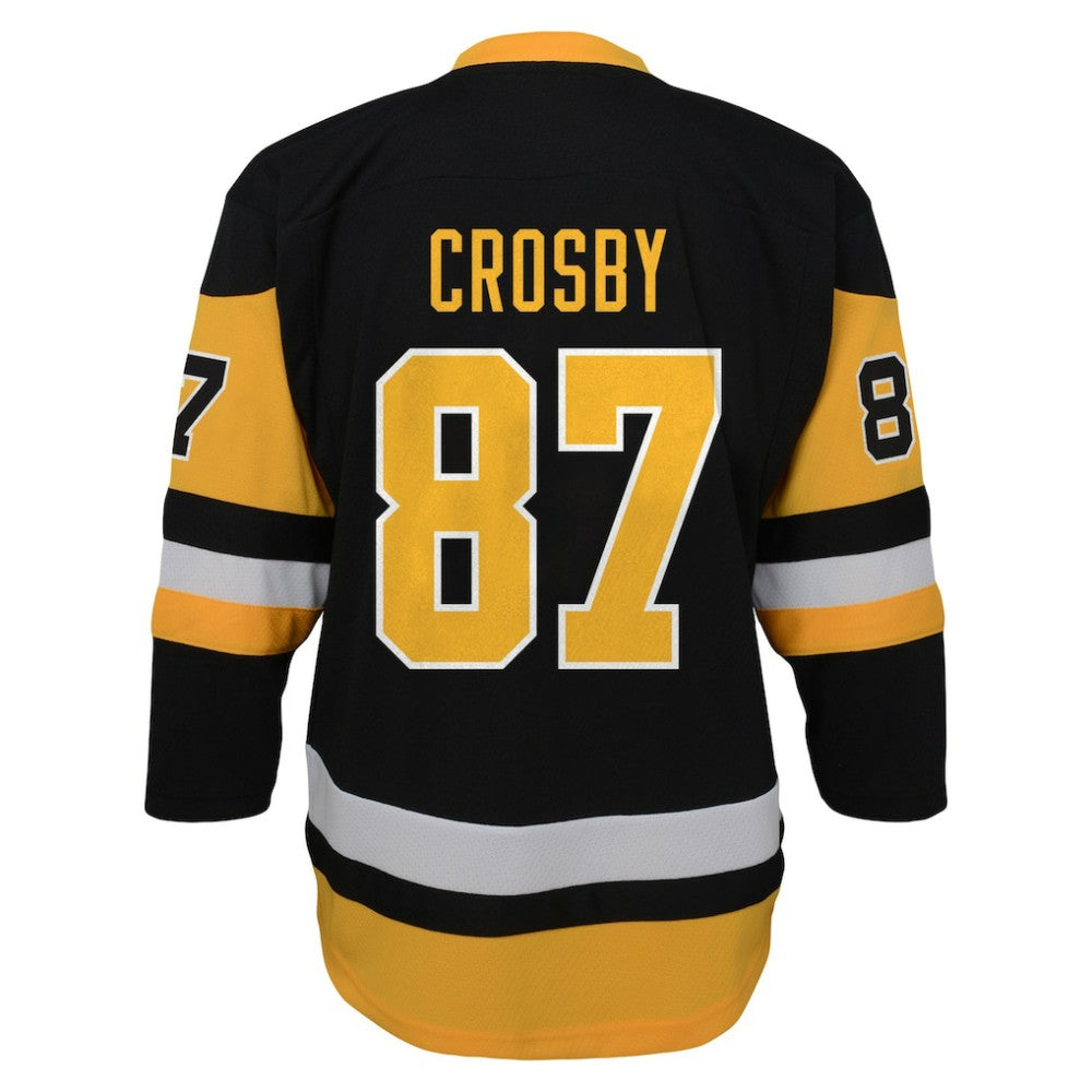 Sidney Crosby Pittsburgh Penguins Youth Captain Patch Home Replica Player Jersey - Black | US 4845421