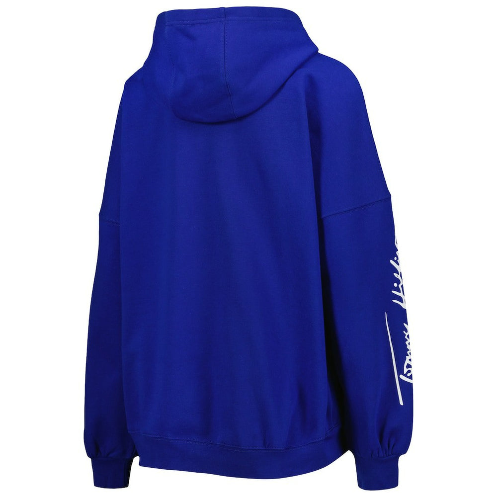 Buffalo Bills Tommy Hilfiger Women's Becca Drop Shoulder Pullover Hoodie - Royal Hoodies