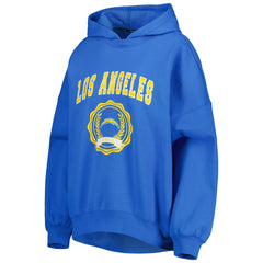 Los Angeles Chargers Tommy Hilfiger Women's Becca Drop Shoulder Pullover Hoodie - Powder Blue Hoodies
