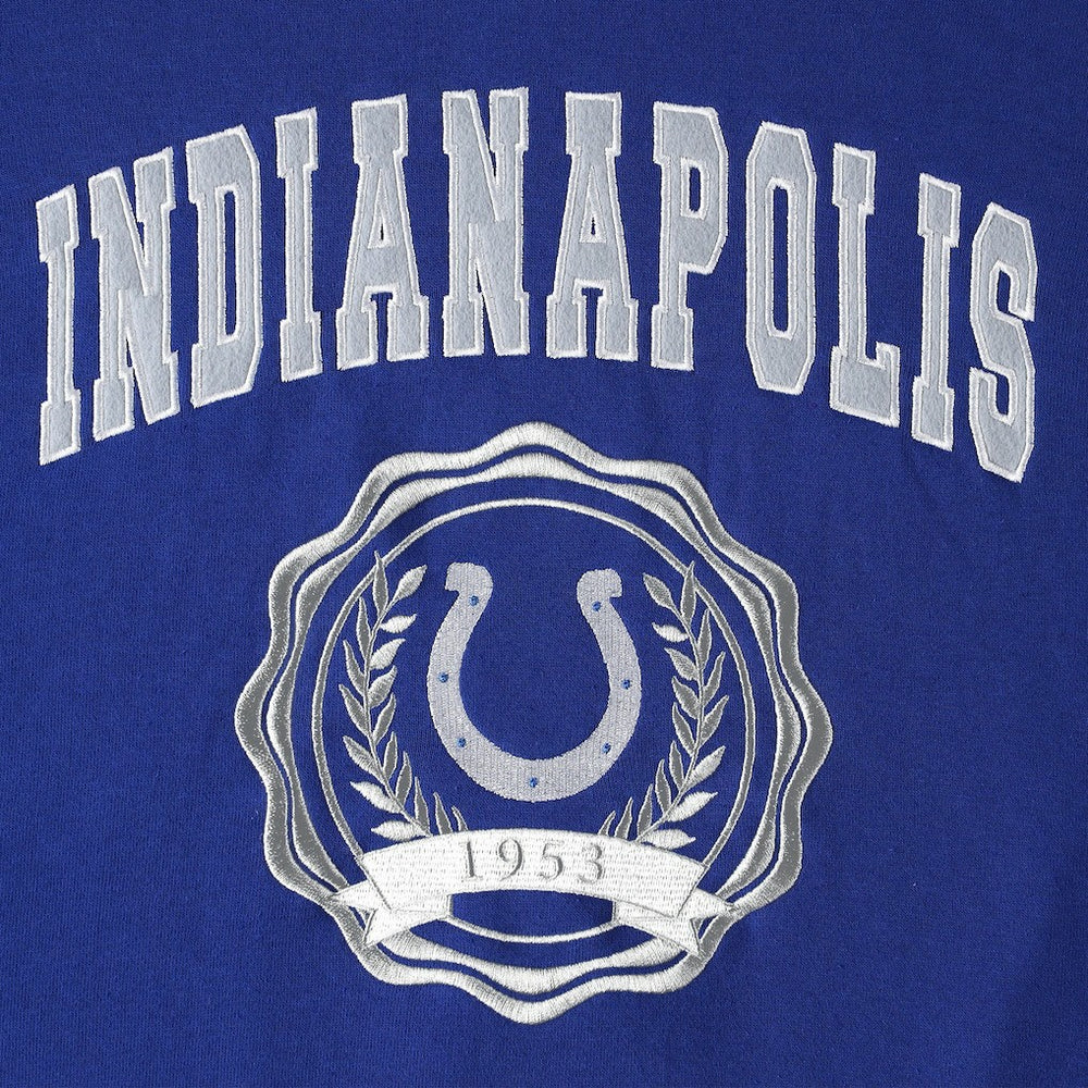 Indianapolis Colts Tommy Hilfiger Women's Becca Drop Shoulder Pullover Hoodie - Royal Hoodies