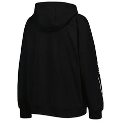 Pittsburgh Steelers Tommy Hilfiger Women's Becca Drop Shoulder Pullover Hoodie - Black Hoodies