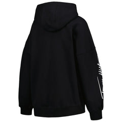 Las Vegas Raiders Tommy Hilfiger Women's Becca Drop Shoulder Pullover Hoodie - Black Hoodies