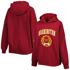Washington Commanders Tommy Hilfiger Women's Becca Drop Shoulder Pullover Hoodie - Burgundy Hoodies