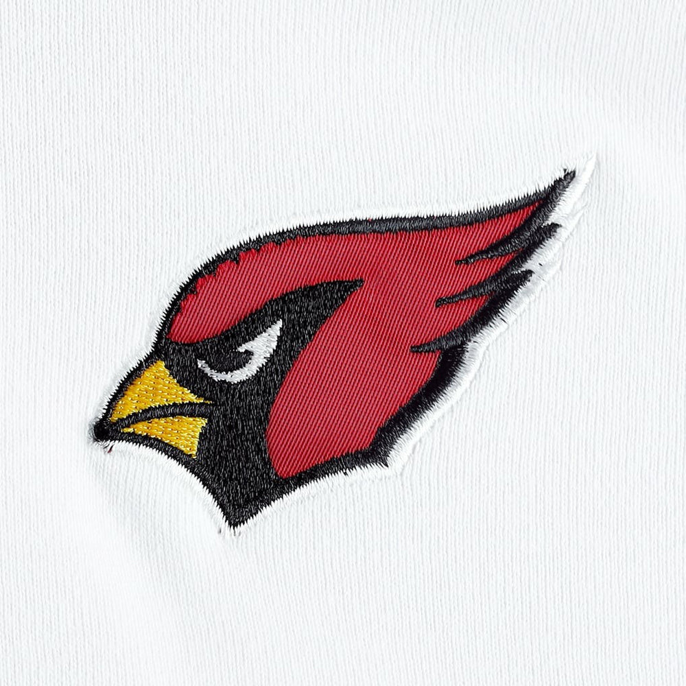 Arizona Cardinals DKNY Sport Women's Bobbi Color Blocked Pullover Hoodie - White/Cardinal Hoodies
