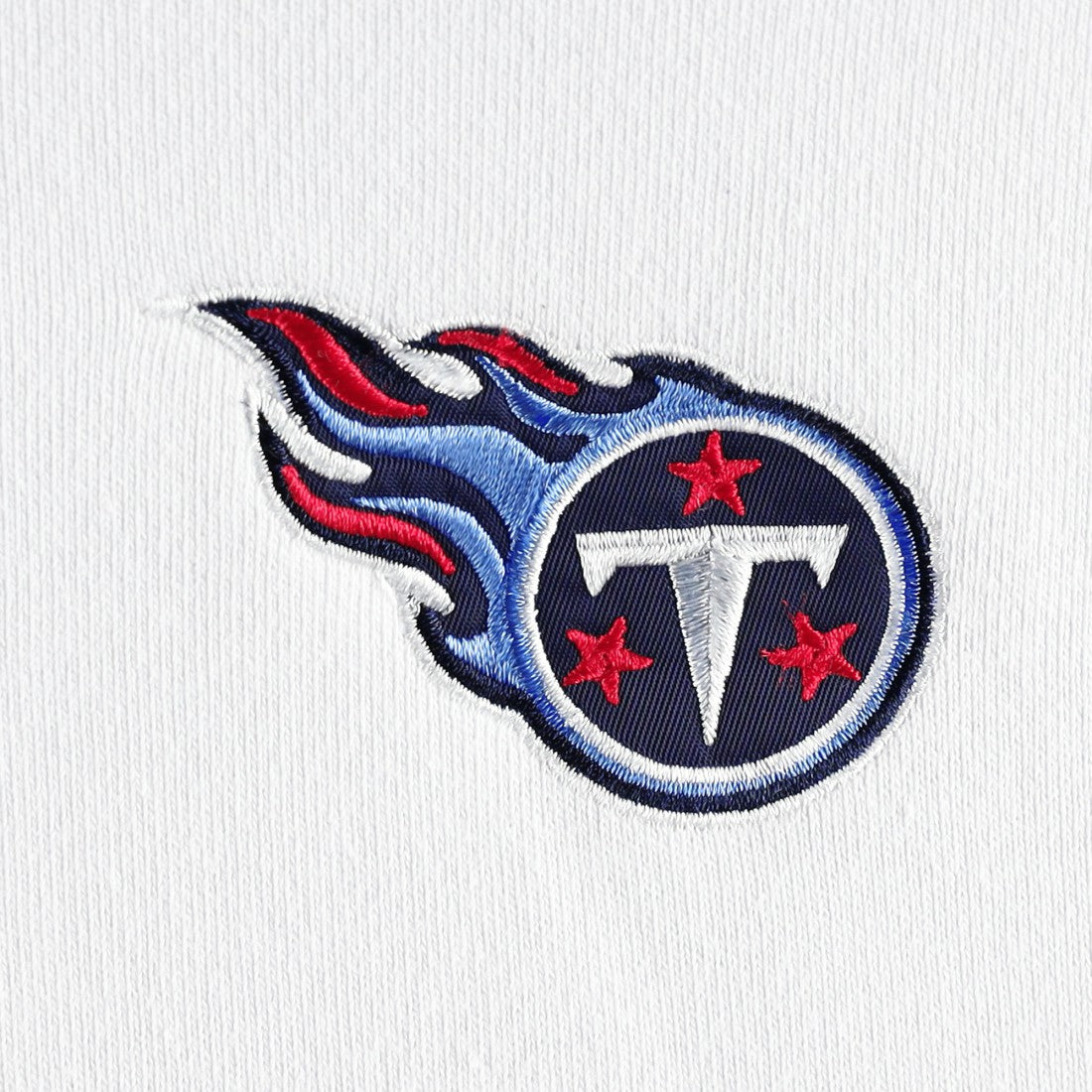 Tennessee Titans DKNY Sport Women's Bobbi Color Blocked Pullover Hoodie - White/Navy Hoodies