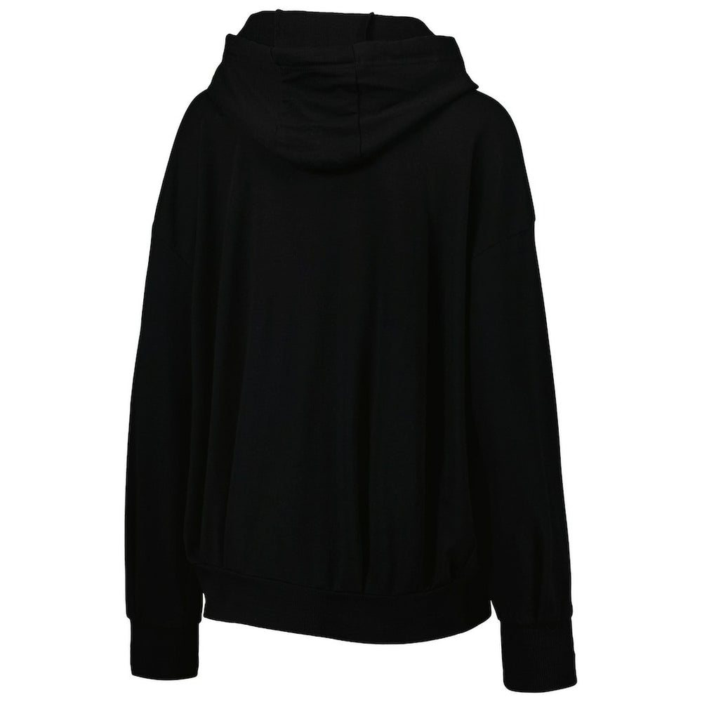 Carolina Panthers MSX by Michael Strahan Women's Emerson Lightweight Full-Zip Hoodie - Black Hoodies