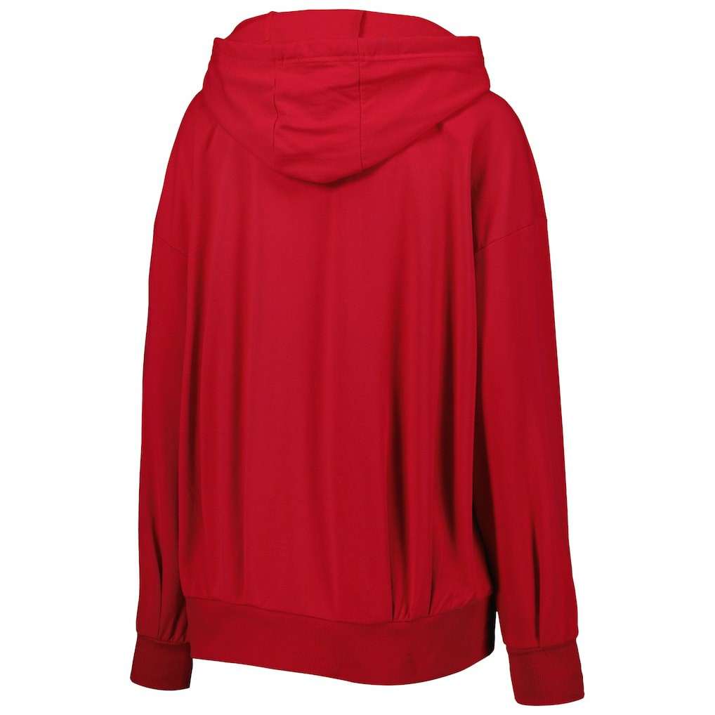 Atlanta Falcons MSX by Michael Strahan Women's Emerson Lightweight Full-Zip Hoodie - Red Hoodies