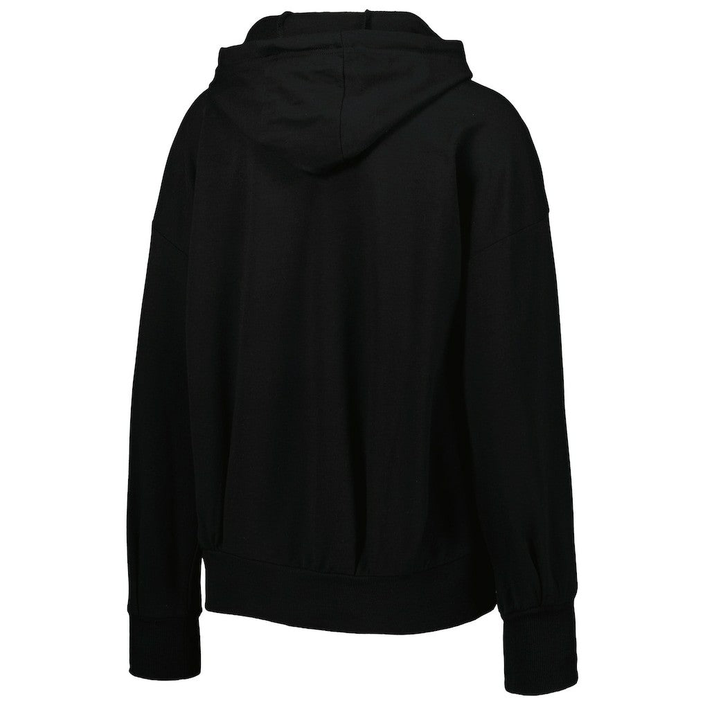 New Orleans Saints MSX by Michael Strahan Women's Emerson Lightweight Full-Zip Hoodie - Black Hoodies