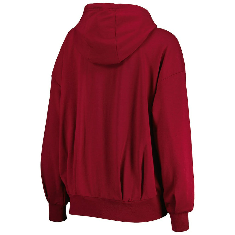 Washington Commanders MSX by Michael Strahan Women's Emerson Lightweight Full-Zip Hoodie - Burgundy Hoodies