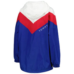 Buffalo Bills Tommy Hilfiger Women's Staci Half-Zip Hoodie Windbreaker Jacket - White/Red Hoodies