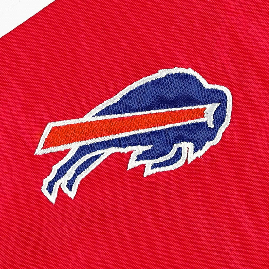 Buffalo Bills Tommy Hilfiger Women's Staci Half-Zip Hoodie Windbreaker Jacket - White/Red Hoodies
