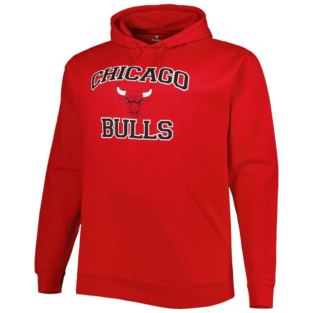 Chicago Bulls Big & Tall Heart & Soul Pullover Hoodie Red outlet