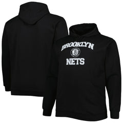 Brooklyn Nets Big & Tall Heart & Soul Pullover Hoodie Black outlet