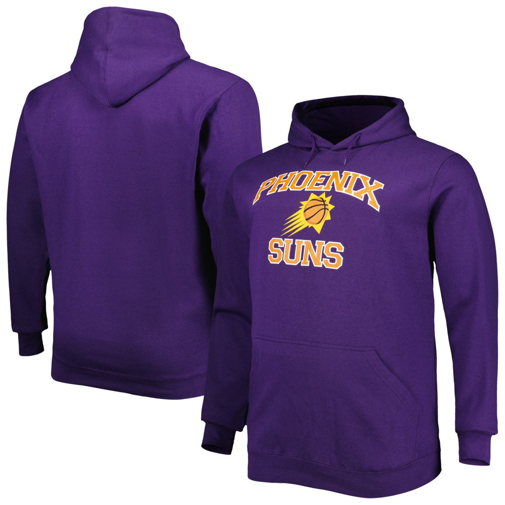 Phoenix Suns Big & Tall Heart & Soul Pullover Hoodie Heathered Gray