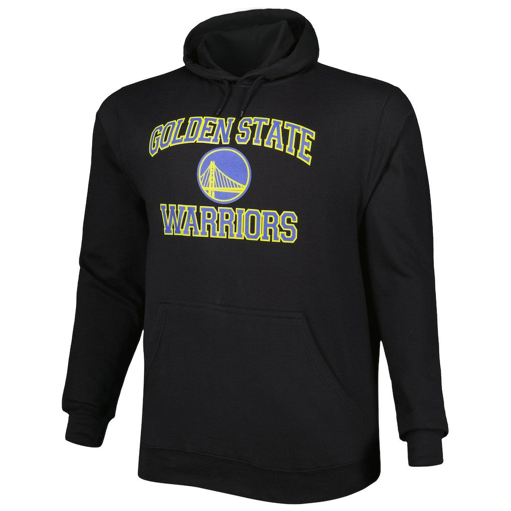 Golden State Warriors Big & Tall Heart & Soul Pullover Hoodie Black