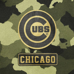Chicago Cubs New Era Women's 2022 MLB Armed Forces Day Camo Full-Zip Hoodie - Green Hoodies