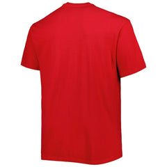 Philadelphia 76ers Big & Tall Heart & Soul T-Shirt Red