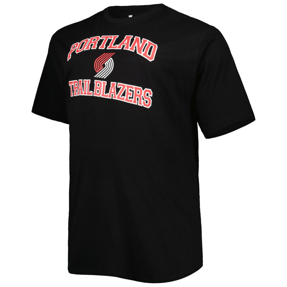 Portland Trail Blazers Big & Tall Heart & Soul T-Shirt Black