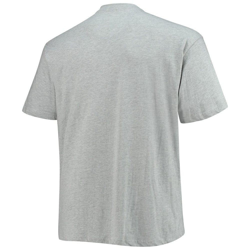 Atlanta Hawks Big & Tall Heart & Soul T-Shirt Heathered Gray