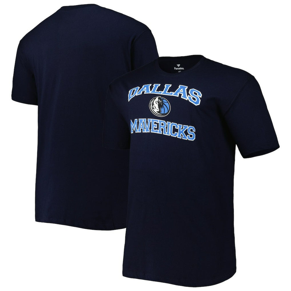Dallas Mavericks Big & Tall Heart & Soul T-Shirt Navy