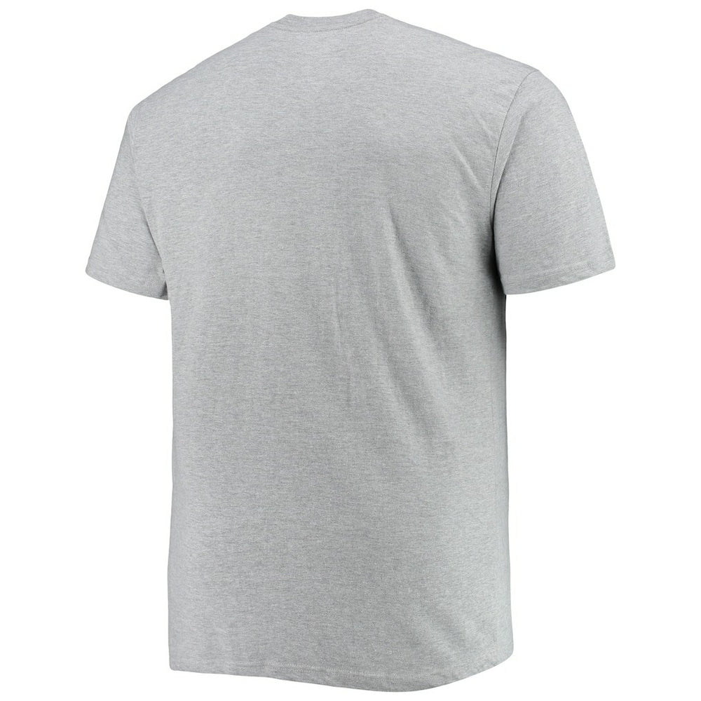 Brooklyn Nets Big & Tall Heart & Soul T-Shirt Heathered Gray outlet