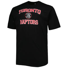 Toronto Raptors Big & Tall Heart & Soul T-Shirt Black