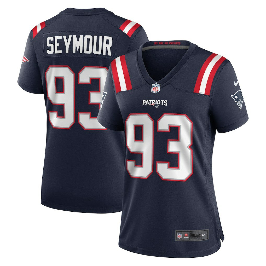 Richard Seymour New England Patriots Women's Retired Player Game Jersey - Navy Jerseys
