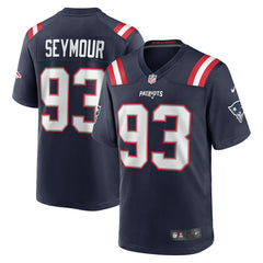 Richard Seymour New England Patriots Retired Player Game Jersey - Navy Jerseys