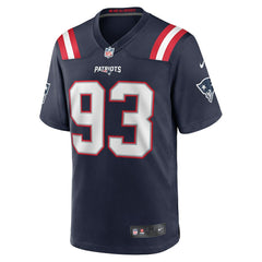 Richard Seymour New England Patriots Retired Player Game Jersey - Navy Jerseys