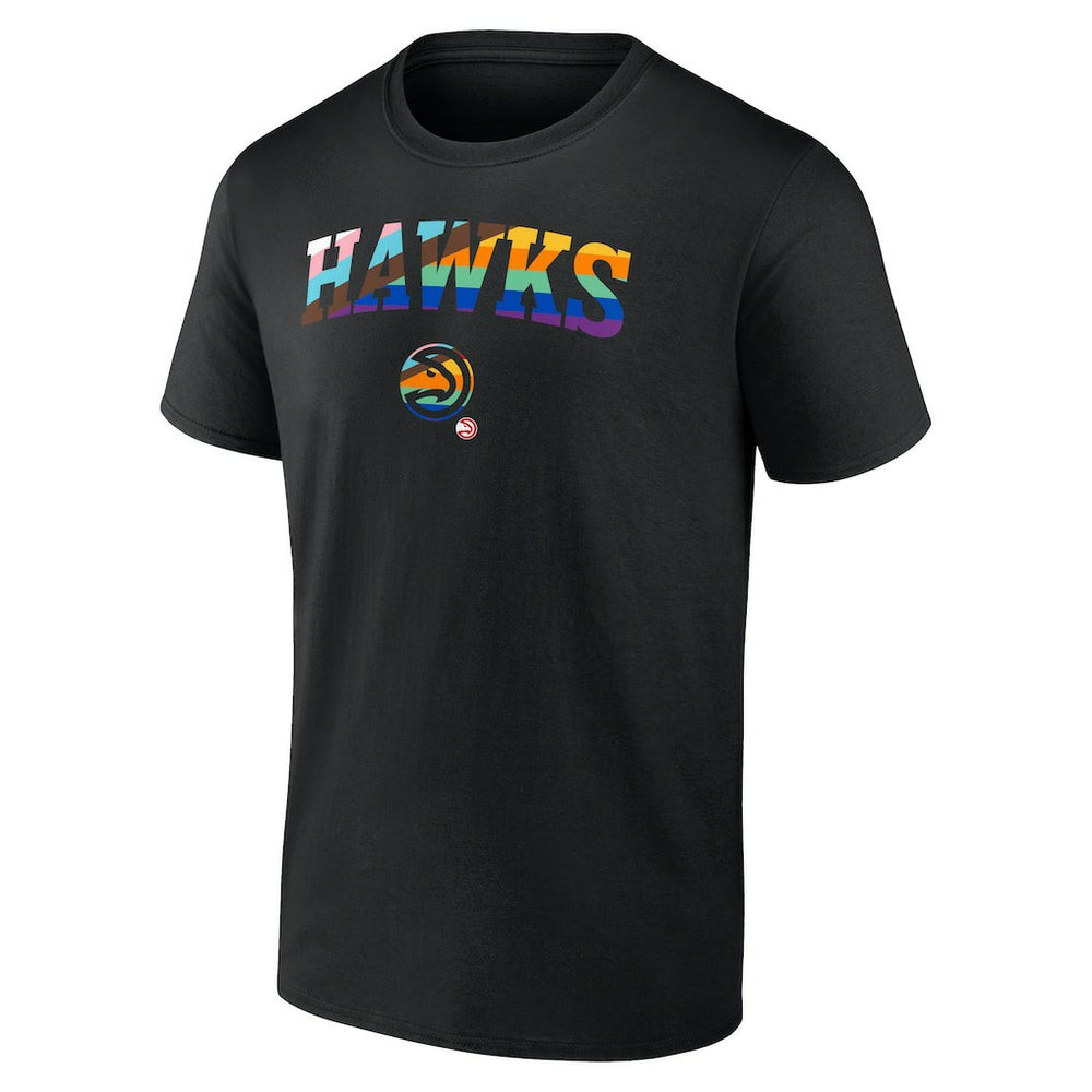 Atlanta Hawks Logo Pride T-Shirt Black