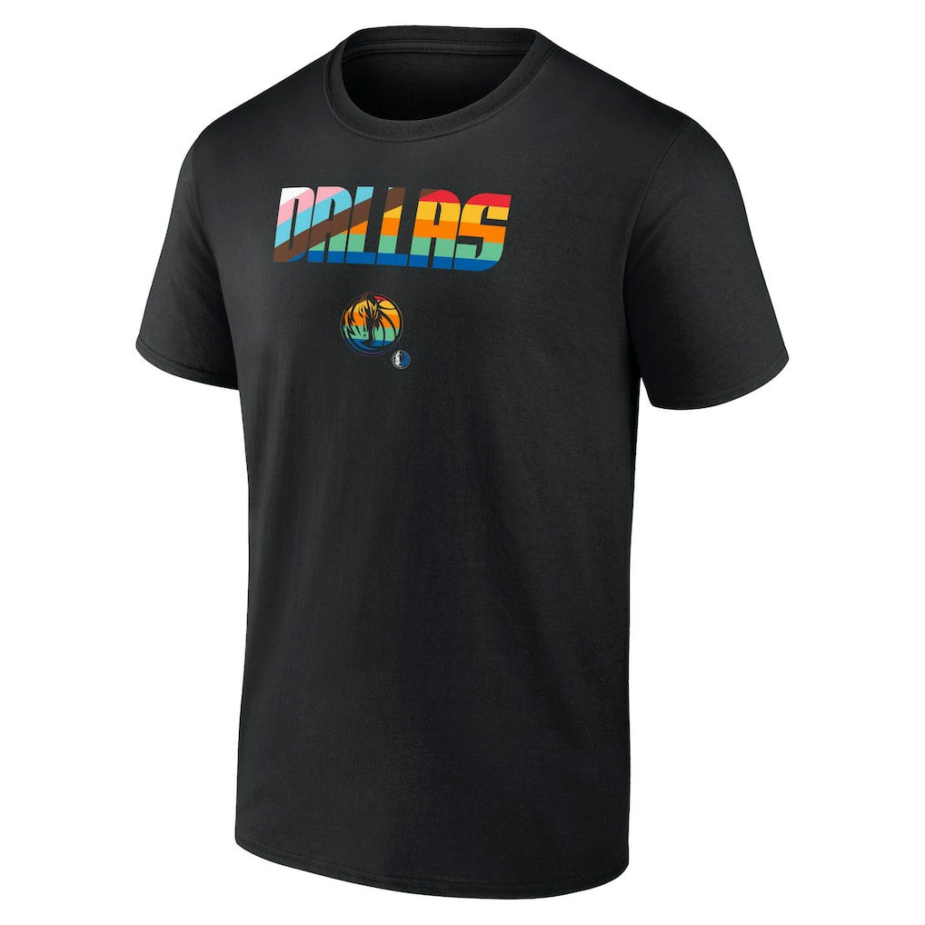 Dallas Mavericks Pride T-Shirt Black