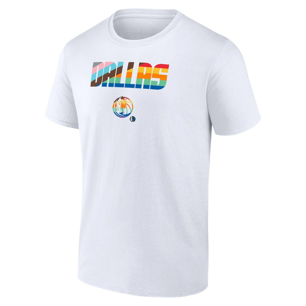 Dallas Mavericks Pride T-Shirt White