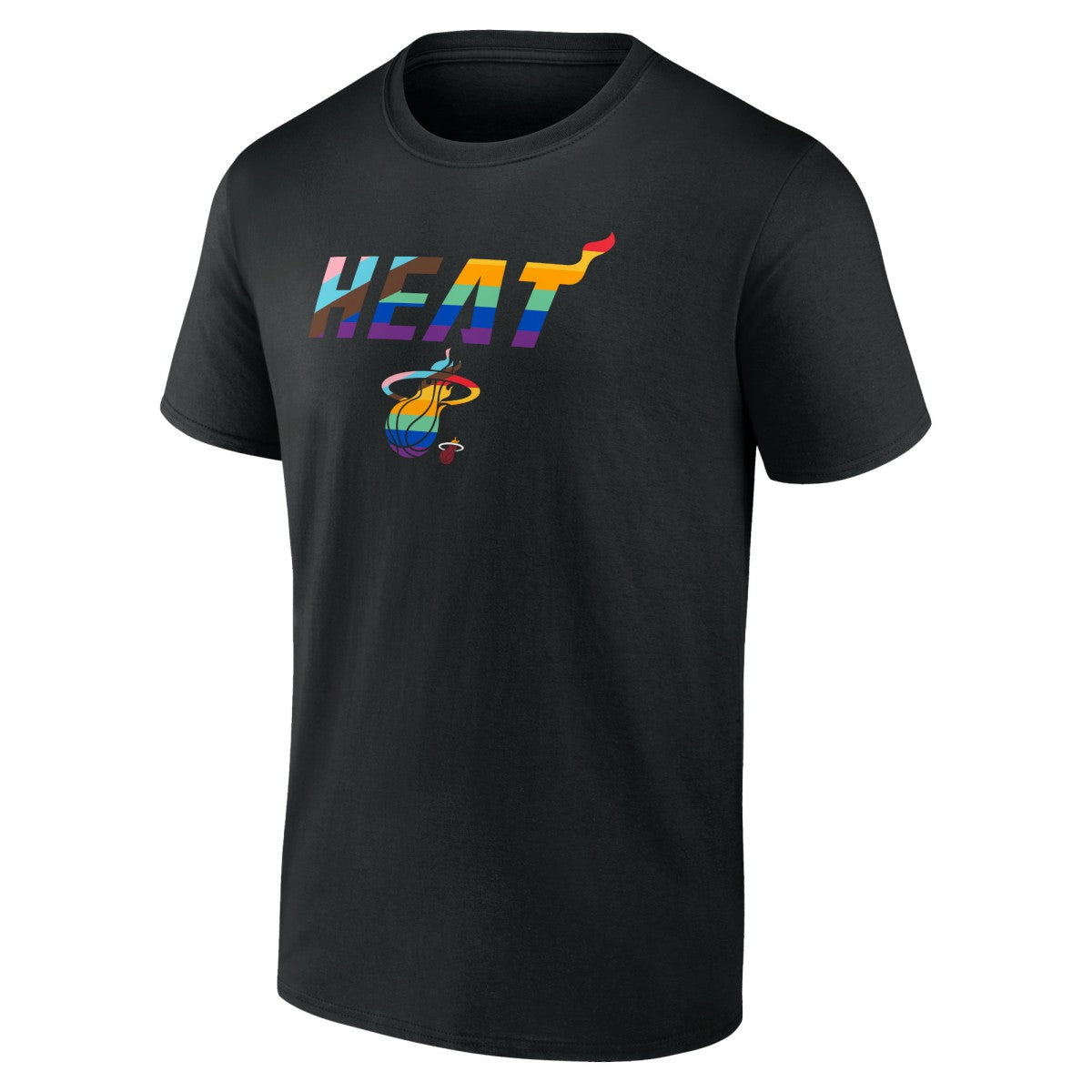 Miami Heat Logo Pride T-Shirt Black outlet